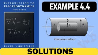 Griffiths Example 44 solution  introduction to electrodynamics 4th Edition Griffiths solutions [upl. by Ilil]