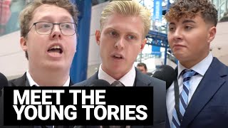 Young people explain why they have joined the Tory party [upl. by Akeme]