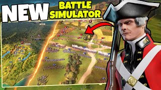 NEW Revolutionary War BATTLE SIMULATOR is INCREDIBLE  Ultimate General American Revolution [upl. by Luby]