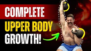 40 Rep Upper Body Kettlebell Routine Blasts Chest Delts amp Back  Coach MANdler [upl. by Giralda]