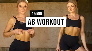 15 MIN ABS amp OBLIQUES Workout  No Equipment  Core strengthening exercises you can do anywhere [upl. by Inoliel740]