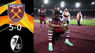 West Ham 50 Freiburg  KUDUS SCORES AMAZING GOAL [upl. by Nahtanaoj591]