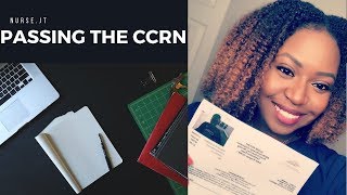 How To Pass The CCRN [upl. by Verene795]