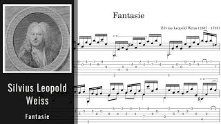 Silvius Leopold Weiss  Fantasie  Tab [upl. by Pepper503]