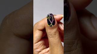 The Magic of Crackle Nail Polish new nails trending nailart creative naildesign [upl. by Ecnerat531]