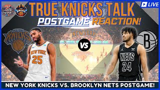 Knicks vs Nets PostGame REACTION  KNICKS BEAT THE NETS AGAIN  New York Knicks News amp Rumors [upl. by Ohara96]