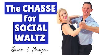 The Waltz Chassè Social Waltz Dance Tutorial [upl. by Asilenna]