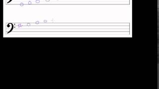 G Major Scale Bass Clef [upl. by Oigaib]