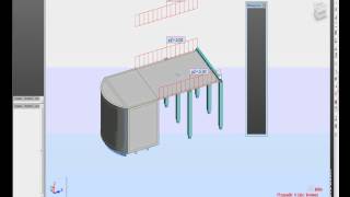 PROCAD NetCafe Autodesk Robot Structural Analysis 2011  Modelowanie powłokowe [upl. by Oidualc]