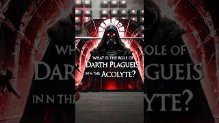 Darth Plagueis role in the acolyte starwars [upl. by Eerrehs277]