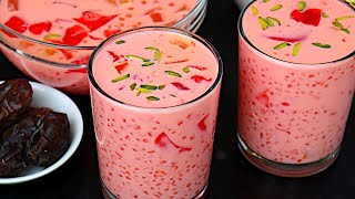 ரோஸ் மில்க் வித்தியாசமா இப்டி செஞ்சு பாருங்க 👌Rose milk recipe in tamil iftar recipessummer drink [upl. by Yorker]