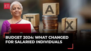 Budget 2024 Income tax slabs to standard deduction to NPS what changed for salaried individuals [upl. by Alaehs]