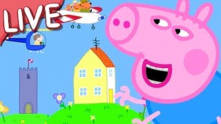 🔴 Giant Peppa Pig and George Pig LIVE FULL EPISODES 24 Hour Livestream [upl. by Harvison942]