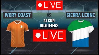 🔴Live Ivory Coast Vs Sierra Leone l AFCON 2025 Qualifier 20242025 l Matchs Simulation [upl. by Eeneg]