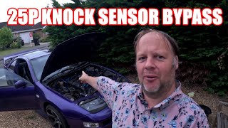 HOW TO BYPASS KNOCK SENSOR ON NISSAN 300zx TWIN TURBO TO CLEAR ECU CODE 34 DETONATION SENSOR FAULT [upl. by Behl]