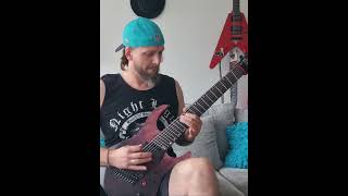 Wage War  Tombstone  Outro Guitar Cover first 8string riff doubledropB wagewar [upl. by Jb]