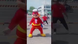 Jollibee and Friends dance Selos happybee 🐝 funnyvideo [upl. by Cassady726]