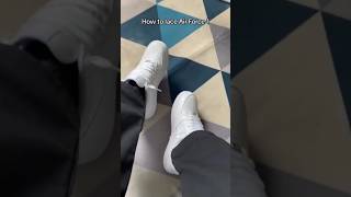 How to Lace Nike Air Force 1  Shoe Lacing Style sneakers lace nikeairforce1 [upl. by Jacenta]