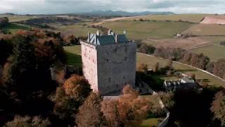 Borthwick Castle  From Above [upl. by Michi]