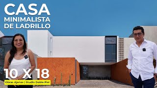 CASA MINIMALISTA de Ladrillo  Studio Doble Piel [upl. by Pelagi]