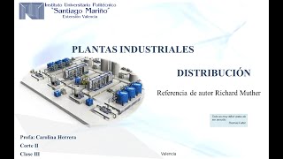 PRINCIPIOS DE LA DISTRIBUCIÓN EN PLANTA SEGÚN R MUTHER  Clase II Corte II [upl. by Akahc924]