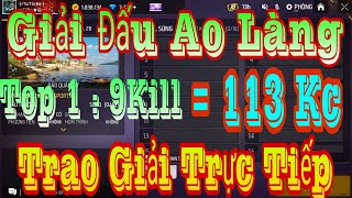 Free Fire  GIẢI ĐẤU AO LÀNG 113 KC   23102024 [upl. by Inail]