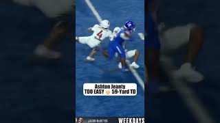 Ashton Jeanty is just built different edit cold football sports impossible crazy [upl. by Adnauqahs]