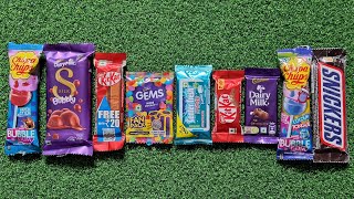 Chupa Chups lollipop vs Fuse vs KitKat vs Gems vs Center fresh vs Crispello vs Milky bar [upl. by Learsi]