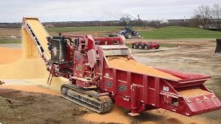 Rotochopper FP66 Grinding HighMoisture Shell Corn [upl. by Palmore]