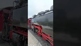 Dampflok und historischer Zug  Harzer Schmalspurbahn  Bahnhof Brocken Harz [upl. by Berkie]