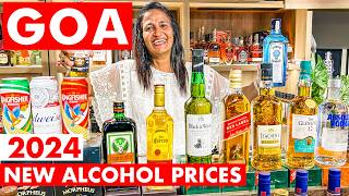 GOA WINESTORE  New Liquor Rates Goa  2024  GOA VLOG  Whiskey Vodka Rum Beer  Panjim City [upl. by Novj108]