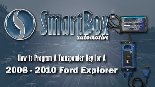 How to Program a Transponder Key to a 2006  2010 Ford Explorer [upl. by Jordana]