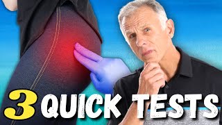 Is Your Sciatic Pain From Your Piriformis 3 Quick Tests To Do [upl. by Sillad]