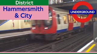 Remade A District And Hammersmith amp City Line Train At Aldgate East [upl. by Hasen614]