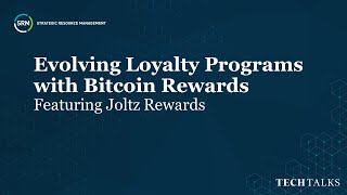 SRM Tech Talks  Evolving Loyalty Programs with Bitcoin Rewards feat Joltz Rewards [upl. by Iline]