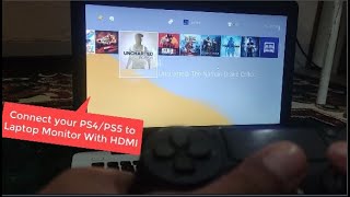 How To Connect PS4 To Laptop Monitor HDMI 21 Asus Monitor [upl. by Davies228]