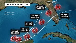 Florida orders evacuations as Hurricane Milton strengthens into a Category 5 storm [upl. by Saul820]