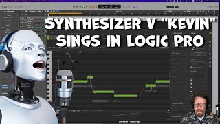 Recording into Synthesizer V AI Vocalist Inside Logic Pro [upl. by Llerdnod]