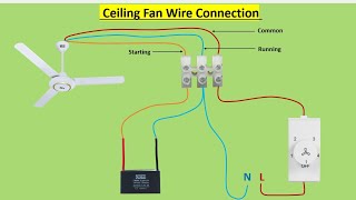 Ceiling Fan Wire Connection [upl. by Barnard]