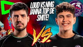 LOUD APLICOU A JANNA TOP DE SMITE NO CBLOL 2022 [upl. by Angus]