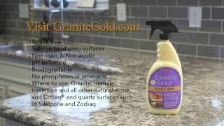 How to Clean amp Polish Granite and Other Natural Stone [upl. by Hploda]