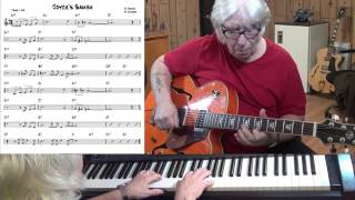 Joyces Samba  Jazz guitar amp piano cover  D Fereira amp M Einhorn [upl. by Mahla]