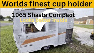 EP385 Vintage camper Shasta cup holder interior [upl. by Hecklau]