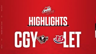 Calgary Hitmen at Lethbridge Hurricanes 1018  WHL Highlights 202324 [upl. by Nanyt898]