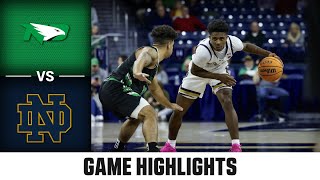 North Dakota vs Notre Dame Game Highlights  202425 ACC Men’s Basketball [upl. by Sofko4]