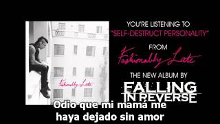 Falling In Reverse  SelfDestruct Personality Sub Español HQ [upl. by Nahshun]