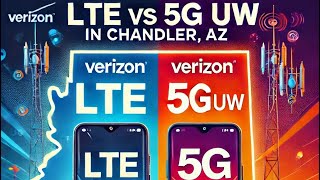 Verizon Network Speed Test in Chandler AZ  LTE vs 5G Ultra Wideband Comparison [upl. by Alvarez]