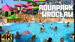 Aquapark Wrocław 4K60fps [upl. by Pepito]