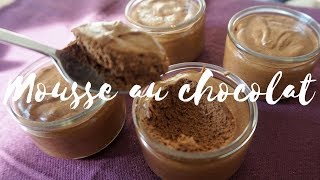 Mousse au chocolat facile et légère [upl. by Ariek744]