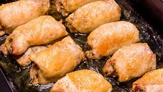 Para las fiestas preparo los muslos de pollo solo así El secreto está en el relleno  GustosoTV [upl. by Rae]